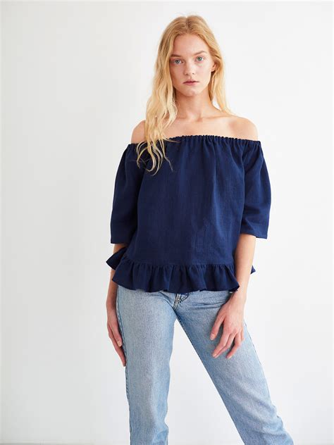 celine off the shoulder top|OFF.